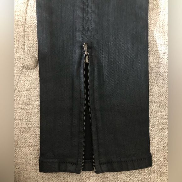 AG ADRIANO GOLDSCHMIED women’s moto legging coated denim - Picture 5 of 6